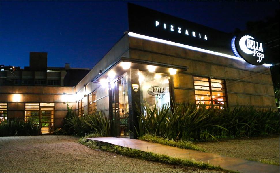 Bella Pizza Feito Pizza Sendo Guia